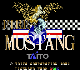 Заставка игры Fire Mustang